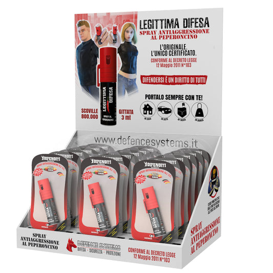 Espositore Legittima Difesa Medium 18 pz